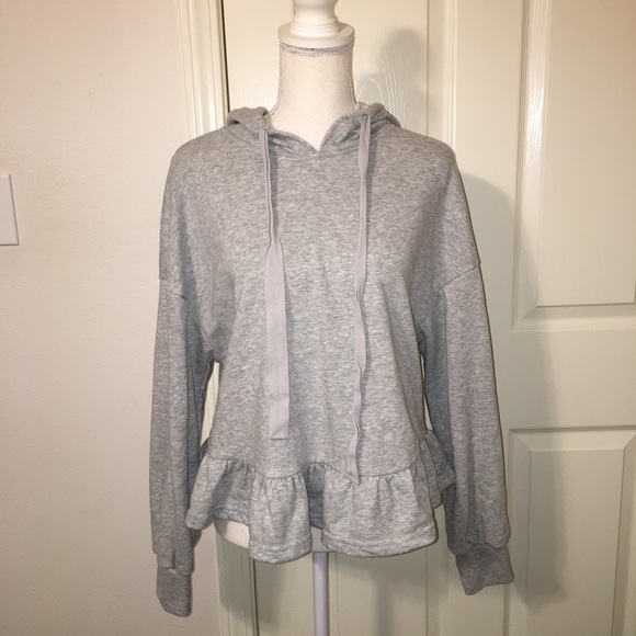 SHEIN Tops - Shein Oversized Peplum Hoodie